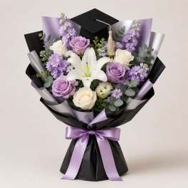 Lavender Luxe Graduation Bouquet
