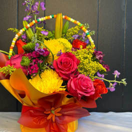 canasta de Flores
