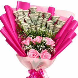 Ramo Dinero flore falsas