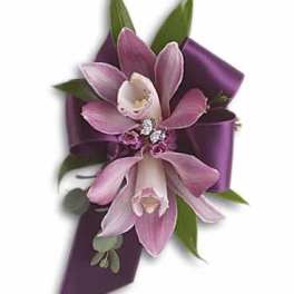 Exquisite Orchid Wristlet