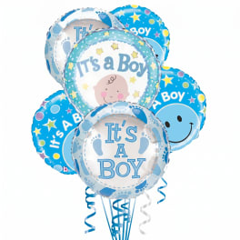 It's A Boy Balloon Bouquet
