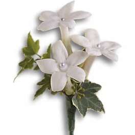 White Gloves Boutonniere