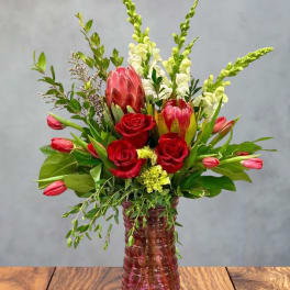July birthday arrangement