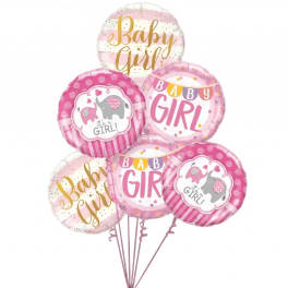 It's A Girl Balloon Bouquet