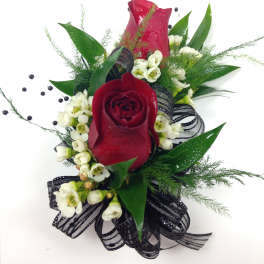 Two Red Rose Corsage