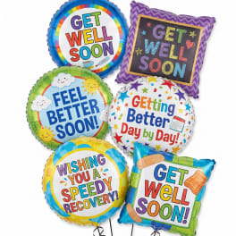 Get Well Soon Balloon Bouqet