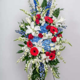 Love and honor standing spray