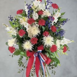 Blessed Patriot standing spray