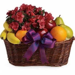 Fruits and Blooms Basket