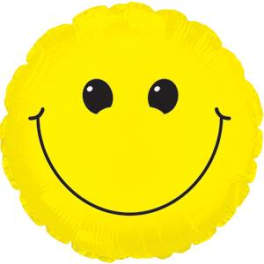 18" Smiley Face Mylar