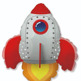 30" Jumbo Rocketship Mylar