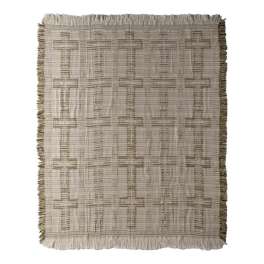 Textured Cross Throw
