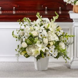 Thoughts of Tranquility Floor Basket