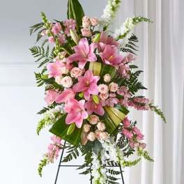 Blush of Grace Standing Spray