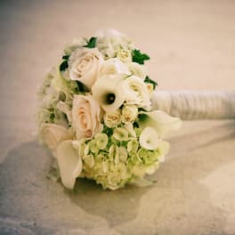 The pristine bouquet