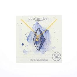 September Birthstone Necklace