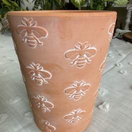 Bee Clay Pot for Plants