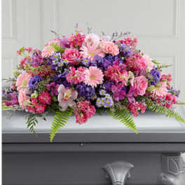 Glorious Garden Casket Cover (BB)