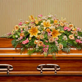 Heavenly Blooms Casket Spray (BB)