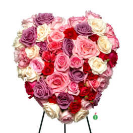 Loving Heart Standing Spray (BB)
