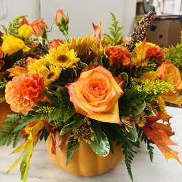 Hellow pumpkin Bouquet