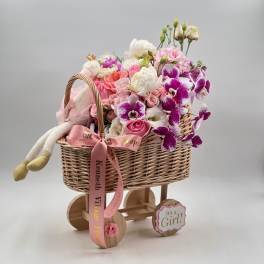 Sweet Baby Girl Basket