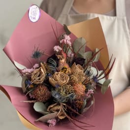 Vintage Blooms Dried Bouquet