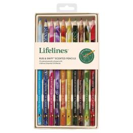 Boxed set of colorful scented pencils