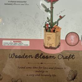 Rowood Wooden Bloom Craft Flower