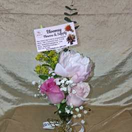 Pink peony arrangement
