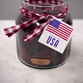 34 oz Jar Candle - Juicy Apple
