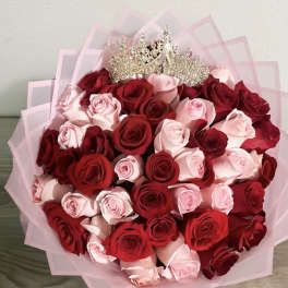 RED END PINK BOUQUET