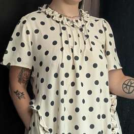 Polka Dot Ruffle Dress