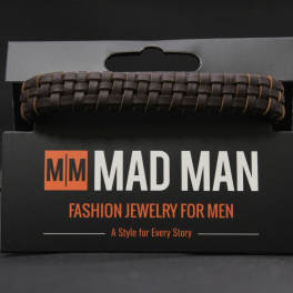 Men's Mad Man Leather Bracelet - Orlando