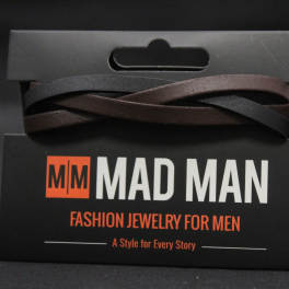 Men's Mad Man Leather Bracelet - Phoenix