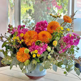 Sweet Sunset Arrangement