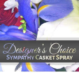 Sympathy Casket Spray Designer's Choice