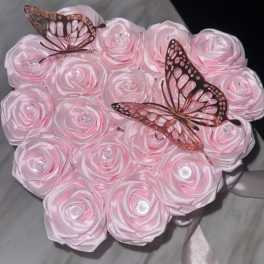 corazon rosado