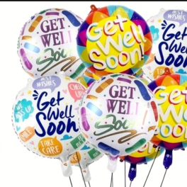 Get well mylar bolloon