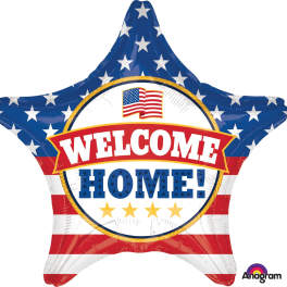 18" Welcome Home Star Mylar