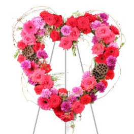 Heartfelt Array Standing Spray