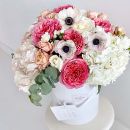 Grand Radiant O'Hara Roses Blossom Box
