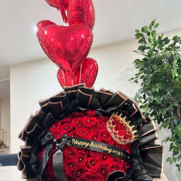 Hermoso buchon de rosas