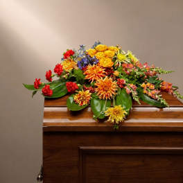 Graceful Garden Casket Spray (BB)
