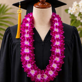 Double Orchid Lei