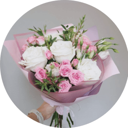 White and Pink Blush