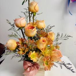 Orange roses