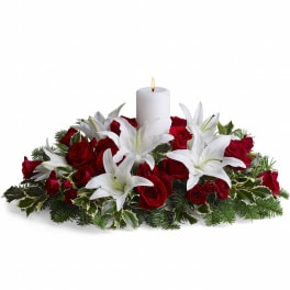Luminous Lilies Centerpiece