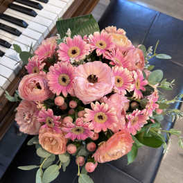 Peach bouquet