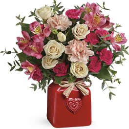 Teleflora's Vintage Heart Bouquet